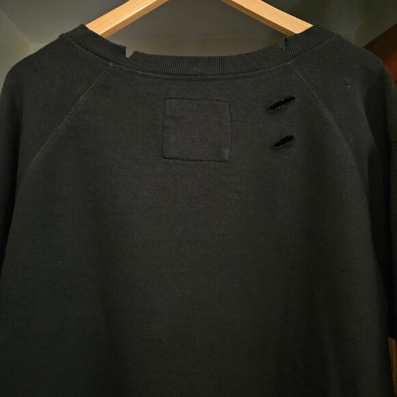 Chelsea DeBoer by Lily & Lottie - Women's Distressed Crew Neck Sweatshirt - Med - Picture 5 of 8